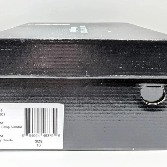 NWT The Men's Store Bloomingdale's Two Strap Grey Sandals Size 10 (MSRP $145) - Picture 7 of 7